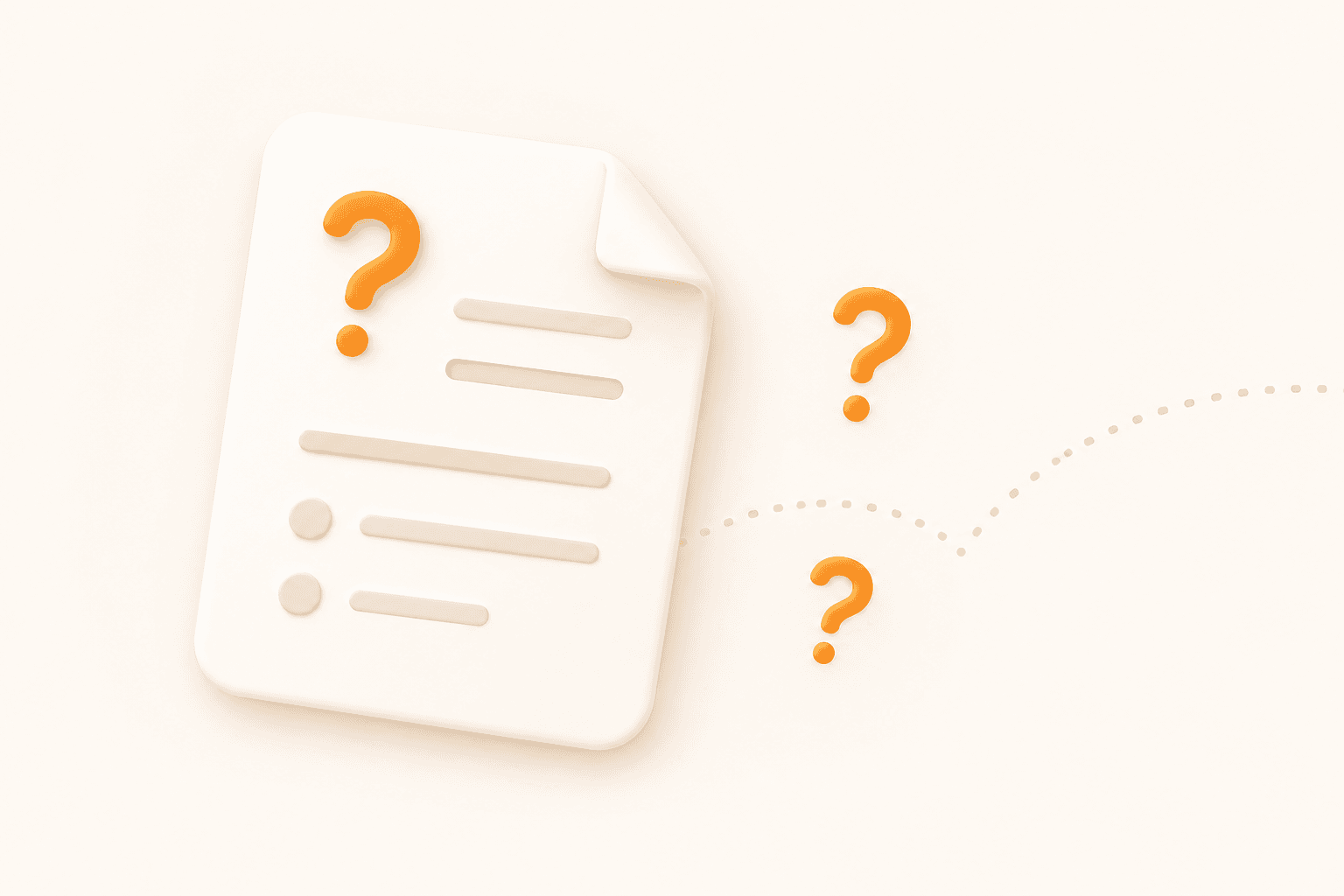 Illustratie van een onvolledige RFQ-aanvraag